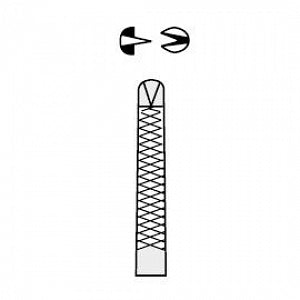 Medline Adson Tissue Forceps - Adson Tissue Forcep with Tying Platform, 1x2 Teeth, 12 cm - MDS1017912