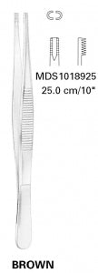 Medline Brown Tissue Forceps - Tissue Forceps, Brown, 15 cm, 6" - MDS1018915