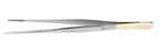 Medline Oehler Cross Serrated Dissecting Forceps - Oehler Cross-Serrated Dissecting Forceps with Tungsten Carbide Inserts and 1x2 Teeth, 8" (20.3 cm) - MDS1026120