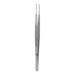 Medline Gerald Forceps - Gerald Straight Tissue Forceps with 1x2 Teeth, 14" (35.6 cm) - MDS10310235