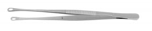 Medline Singley Tissue Forceps - Singley Tissue Forcep, Fenestrated, Serrated, 6" - MDS1032015