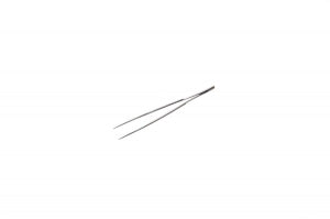 Medline Splinter Serrated Forceps - 4-1/4" (10.8 cm) Straight Serrated Splinter Forceps with Guide Pin - MDS1032610