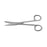 Medline Stainless Steel OR Scissors - OR Scissors, Nonsterile, Single-Use, Curved, Sharp / Blunt, 5.5'' - MDS10379