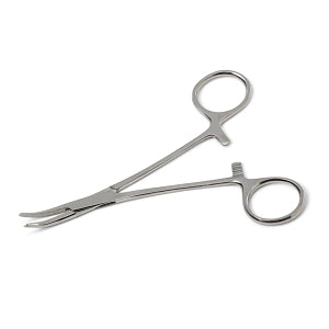 Medline Mosquito Halsted Floor-Grade Forceps - Halsted Mosquito Forceps, Nonsterile, Single-Use, Curved, 5'' - MDS10525