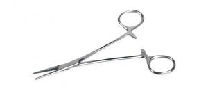 Medline Mosquito Halsted Floor-Grade Forceps - Halsted Mosquito Forceps, Nonsterile, Single-Use, Straight, 5'', Satin - MDS10526