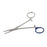 Medline Mosquito Halsted Floor-Grade Forceps - Halsted Mosquito Forceps, Nonsterile, Single-Use, Straight, 5'', Blue Handle - MDS10527