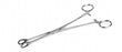 Medline Floor Grade Forester Sponge Forceps - Foerster Sponge Forceps, Single-Use, Serrated, Curved, 9.5'' - MDS10571