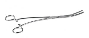 Medline Bozman Dressing Forceps - Bozman Dressing Forceps, Nonsterile, Single-Use, Curved, 10.5" - MDS10710