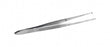 Medline Dressing Thumb Forceps - Dressing Forceps, Nonsterile, Single-Use, Iris, Curved, 1 x 2 Teeth, 4.25" - MDS10726