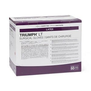 Medline Triumph LT Latex Surgical Gloves - Triumph LT Surgical Gloves, Size 7 - MDS108070LT