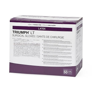 Medline Triumph LT Latex Surgical Gloves - Triumph LT Surgical Gloves, Size 7.5 - MDS108075LT