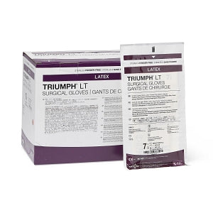 Medline Triumph LT Latex Surgical Gloves - Triumph LT Surgical Gloves, Size 7.5 - MDS108075LT