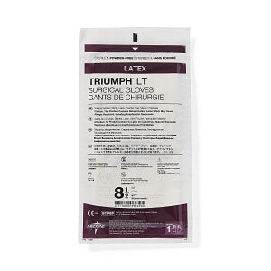 Medline Triumph LT Latex Surgical Gloves - Triumph LT Surgical Gloves, Size 8.5 - MDS108085LT