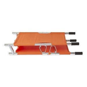 Kemp Folding Chair Stretcher - Folding Pole Stretcher, Orange - 10-991-ORG