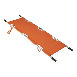 Kemp Folding Chair Stretcher - Folding Pole Stretcher, Orange - 10-991-ORG