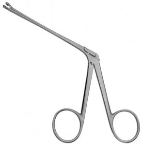 Medline Poppen IVD Rongeur - 8-4/5" (22 cm) Poppen IVD Rongeur with Straight 4 mm x 7 mm Bite - MDS1102881