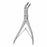 Medline Double-Action Leksell Rongeur Forceps - 9" (23 cm) Double-Action Leksell Rongeur Forceps with 16 mm x 4 mm Jaws, 15° Angle Curve - MDS1106066