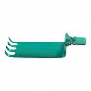 Medline Teethed Caspar Retractor Blades - 19 mm x 45 mm Green Caspar Cervical Retractor Blade, 4-Teeth - MDS1109525