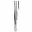 Medline DeBakey Cardiovascular Forceps - 9.5" (24.1 cm) DeBakey Cardiovascular Tissue Forceps with Straight 3.5 mm Tip - MDS1109894