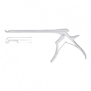 Medline Kerrison Micro Laminectomy Rongeur - 7" (17.8 cm) Long 40˚ Down Cutting Angle Kerrison Micro Laminectomy Rongeur with 4 mm Bite - MDS1180601