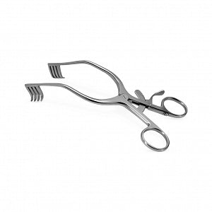 Medline Adson Retractors - 7-1/2" (19 cm) Adson Retractor with 4 x 4 Blunt Prongs - MDS1185108