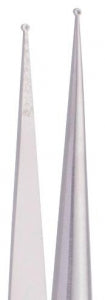 Medline Precise Touch Micro Forceps - Microforceps, Counterweight, Ring, 1 mm x 0.5 mm, Straight, 6" - MDS1204216