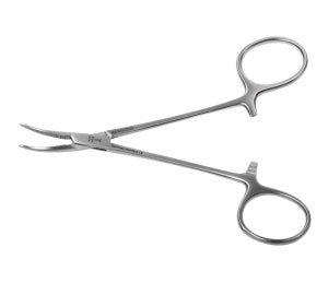 Medline Halsted Mosquito Forceps - 5" (12.7 cm) Curved Halsted Mosquito Forceps - MDS1222112