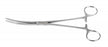 Medline Rochester-Pean Hysterectomy Forceps - Rochester-Pean Hemostatic Hysterectomy Forceps, Serrated, Curved Tip, Stainless Steel, Length 8-7/8" - MDS1231122