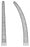 Medline Rochester-Pean Hysterectomy Forceps - Rochester-Pean Hemostatic Hysterectomy Forceps, Serrated, Curved Tip, Stainless Steel, Length 8-7/8" - MDS1231122