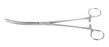 Medline Rochester-Pean Hysterectomy Forceps - Rochester-Pean Hemostatic Hysterectomy Forceps, Serrated, Curved Tip, Stainless Steel, Length 10-1/4" - MDS1231126