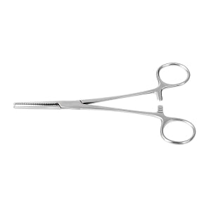 Medline Delicate Kocher Hemostatic Forceps - 6-1/4" (15.9 cm) Fürst Kocher Delicate Straight Hemostatic Forceps with 1 x 2 Teeth - MDS1232216F