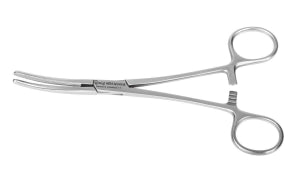 Medline Rochester-Carmalt Hemostatic Forceps - 6.5" (16.5 cm) Curved Serrated Rochester-Carmalt Hemostatic General Use Forceps - MDS1234116