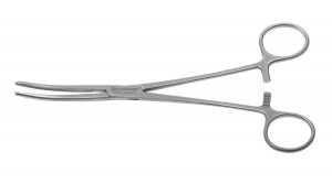 Medline Rochester-Carmalt Hemostatic Forceps - 8.0" (20.3 cm) Curved Serrated Rochester-Carmalt Hemostatic General Use Forceps - MDS1234120