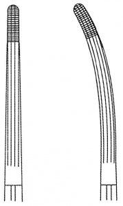 Medline Rochester-Carmalt Hemostatic Forceps - 12.0" (30.5 cm) Curved Serrated Rochester-Carmalt Hemostatic General Use Forceps - MDS1234130