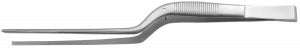 Medline Cushing Tissue And Dressing Forceps - FORCEP, CUSHING, BAY, SERR, 1X2, 7.25" - MDS1235119