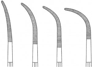 Medline Rumel Thoracic Artery Forceps - FORCEP, HEMOST, THORAX, RUMEL, FIG 1, 9, 23CM - MDS1244101