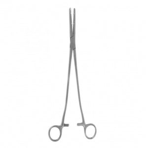 Medline Heaney Uterine Forceps - 8" (20.3 cm) Curved Heaney Uterine Forceps with Double Tooth - MDS1259320