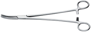 Medline Heaney Hysterectomy Forceps - Heaney Hysterectomy Forceps, Curved, 8" - MDS1260121