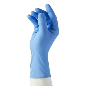 Medline SensiCare Extended Cuff Nitrile Exam Gloves - SensiCare Exam Glove, Nitrile, Extended Cuff, Size M - MDS1285