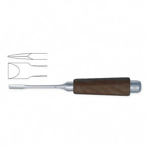 Medline Obwegeser Wedge Osteotome - 8.75" (22.2 cm) Long Obwegeser Wedge Osteotomes with 16 mm Wide Blade - MDS1298201