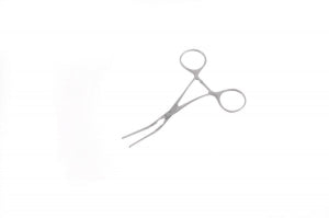 Medline DeBakey Ring-Handled Bulldog Clamps - DeBakey Ring-Handled Bulldog Clamp, Curved, 4 cm, 5" - MDS1311112