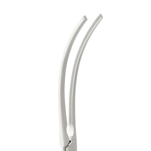 Medline DeBakey Cardiovascular Forceps - 9" (22.9 cm) DeBakey Cardiovascular Tissue Forceps with Angled 2 mm Tip - MDS1324923