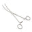 Medline DeBakey Cardiovascular Forceps - 9" (22.9 cm) DeBakey Cardiovascular Tissue Forceps with Angled 2 mm Tip - MDS1324923