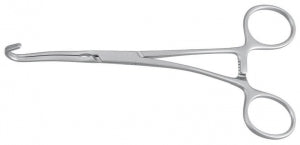 Medline Derra Miniature Anastomosis Clamps - FORCEP, CARDIO, DERRA, CURVED, 7", 18CM - MDS1329118