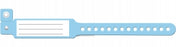 Medline Tamper Resistant Snap Closure ID Bands - Vinyl ID Band, Pediatric, Blue - MDS133039B