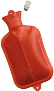 Briggs Healthcare Latex Hot Water Bottle - Screw-Top Latex Water Bottle, 2 qt. - 42-840-000