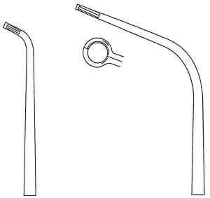 Medline Javid-Carotid Artery Clamps - Javid-Carotid Artery Clamp, Angled, 6 mm Ring - MDS1334319