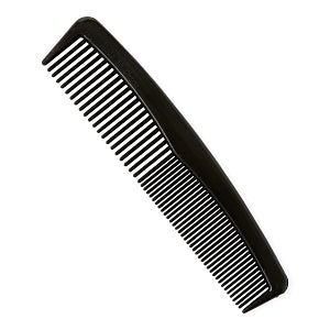 Medline Classic Plastic Combs - Plastic Classic Comb, Black, 5" - MDS137005