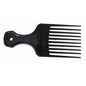 Medline Hair Picks - Pick Comb, Black, 5.125" x 2.25" - MDS1372066CS