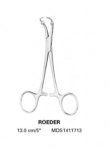 Medline Roeder Towel Forceps - CLAMP, TOWEL, HEMOSTAT, ROEDER, 5.5" - MDS1411713